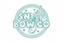SN BOW CO Turquoise and White Logo